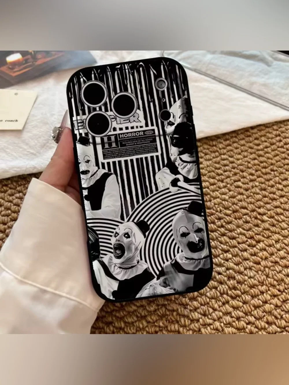 Art The Clown Horror Terrifier Phone Case For IPhone 17 16 15 14 13 Pro Max 11